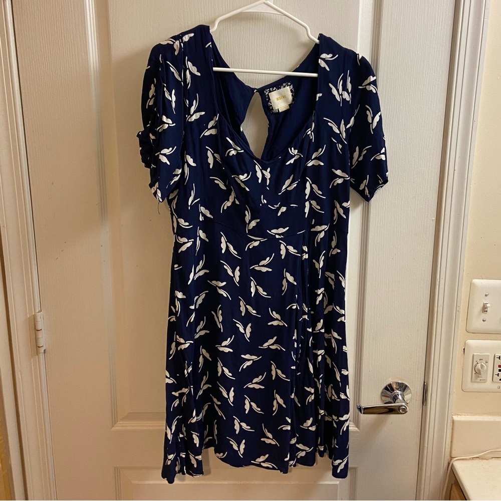 Maeve (Anthropologie) flutter sleeve dress- like new- 14